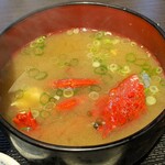 しらすと伊勢海老の 忠兵衛 - 伊勢海老の味噌汁