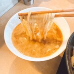 RAMEN ぶろす - 牛白湯つけ麺(麺)