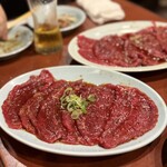 焼肉 三宝苑 - 三宝苑ロース(生姜)