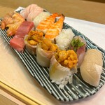 鮨 やまさき - 寿司盛合せ１