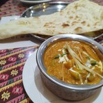 スバーアランバ - 野菜マサラ950円、プレーンナン300円