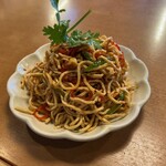 小閣樓 - 干し豆腐の冷菜　予想に反してこれがけっこう辛い