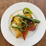 料理店Lobélie - オーガニック焼き野菜 アンチョビとニンニクのディップ