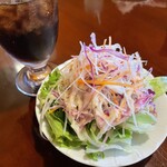 ジョージ - セットドリンク　追加ミニサラダ300円