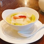 萬珍樓 - 杏仁豆腐。