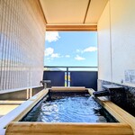 秀花園 湯の花膳 - 客室露天風呂