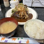 泉 - ハンバーグ定食1,080円