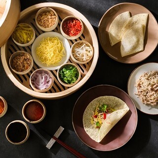 人気の「ポピア」彩り豊かな小鉢といただくクレープ包み