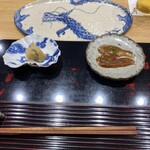 鮨旬美西川 - おつまみ珍味2種