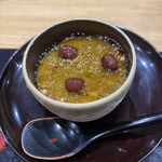 鮨旬美西川 - 玄米茶葛プリン