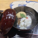 鮨旬美西川 - 鱧とシャコの真薯