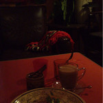 ホワイトチョコのチーズケーキとホットチャイのセット ¥800