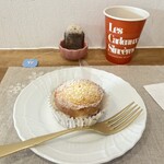 レ・カドゥ・サンセ - ビクトリアンケーキも以前はジャムかクリームかのどちらかが（聞いたけど忘れた…）入ってなかったそうですが、この前の旅行で食べたものを再現されたそうです！1回食べたら、また食べたくなる(o^^o)