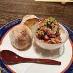 とっくり - マグロのタルタルステーキ