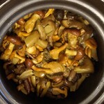 よし町 - 茸ご飯（アカヤマドリタケ、ヤマドリタケ、ショウゲンジ、フウセンタケ、アンズタケ）