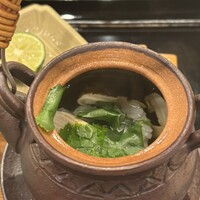 先斗町 藤わら - 鱧と松茸の土瓶蒸し
