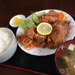 Niko Niko Shiyokudou - 唐揚げ定食850円！