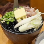 月島もんじゃ もへじ - いか墨もんじゃ