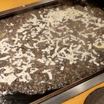 月島もんじゃ もへじ - いか墨もんじゃ+チーズトッピング