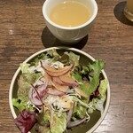 Frutti di mare - スープとサラダ