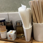 らーめん天神下 大喜 - 卓上味変調味料