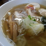 燻しおらぁ麺＋燻製玉子半分（食べログクーポンサービス）