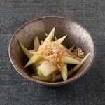 セロリの土佐酢漬け