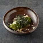 アボカドの出汁醤油漬け 北海道産山わさび使用