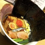 煮干しのビリー - 佐賀海苔ミックス　蘭王生玉子トッピング