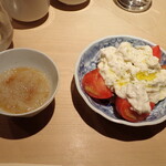 酒処 てらやま - トマト湯葉がけ