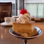 神保町ブックセンター - 『神保町ブックセンタープリン¥650』 『Drink Set¥500』