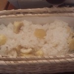 竹風堂 松代店 - 栗おこわアップ