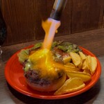 THE GRABBER hamburger pub - 【1st Anniversary】 『ROAL CROWN BUTTER  W BURGER¥3,080』 『lunch drink¥165』