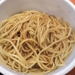 たけちゃんにぼしらーめん - 替え玉 150円（麺硬め）