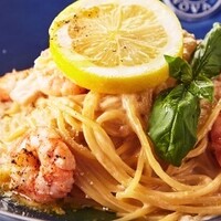海老のレモンクリームパスタ