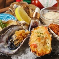 牡蠣づくしのスペシャルプレート