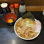 一条流がんこ総本家分家四谷荒木町 - 銀たら味噌ラーメン・つけた玉