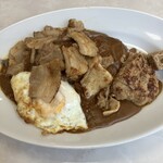 スタミナカレーの店 バーグ - デラ5倍➕焼き