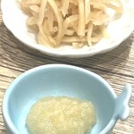 麺屋 おおやま - にんにく　無着色生姜