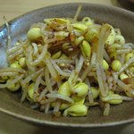炭火串焼き「昌」 - 大豆もやしナムル　\250-