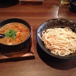 麺の坊　春日井晴れ - 激辛にしてもらった坦々つけ麺です。