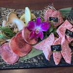 牛兵衛 草庵 そごう広島店 - 1皿目　牛タン塩　その他和牛