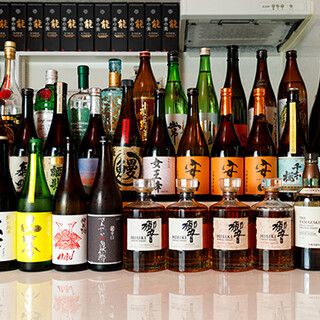 老舗酒店が選ぶ焼酎と日本酒◆希少なウイスキーもラインナップ