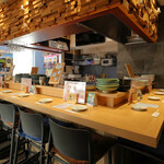 居酒屋　うみ幸 - カウンター