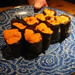 食堂みかん - ウニ軍艦