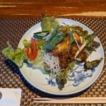 中国家庭料理 桃 - お豆腐の肉味噌あんかけサラダ