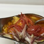 かれーの店 うどん  - プレミアム
      
      ご飯大盛り
      
      チーズ
      
      スパイシーひき肉
      
      焼トマト