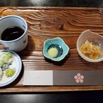 徳善院蕎麦 極意 - 海老天ざる蕎麦