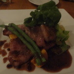 ファソラ - 大和豚のロースト　トリュフソース（2300円）