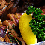 Grilled squid guts / Stir-fried spicy squid guts